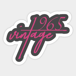 1965 Vintage. 55th Birthday Cool Gift Idea Sticker